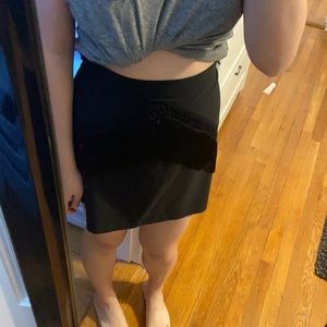 Zara black short skirt